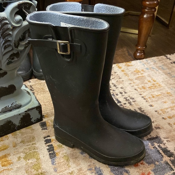 Sperry Shoes - Sperry Tall Rainboats- black- ladies size 8